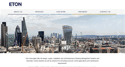 Desktop Screenshot of etonassociates.com